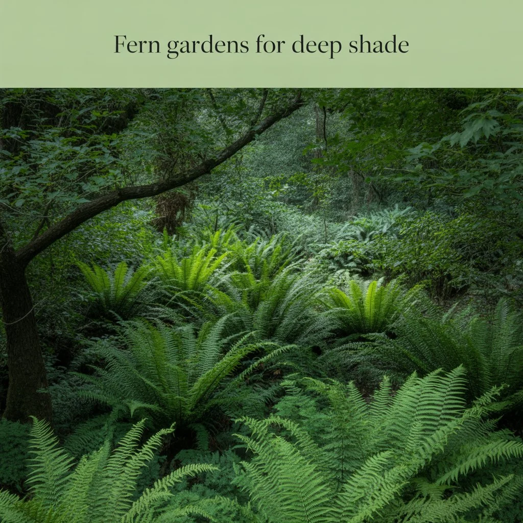 Fern Gardens for Deep Shade