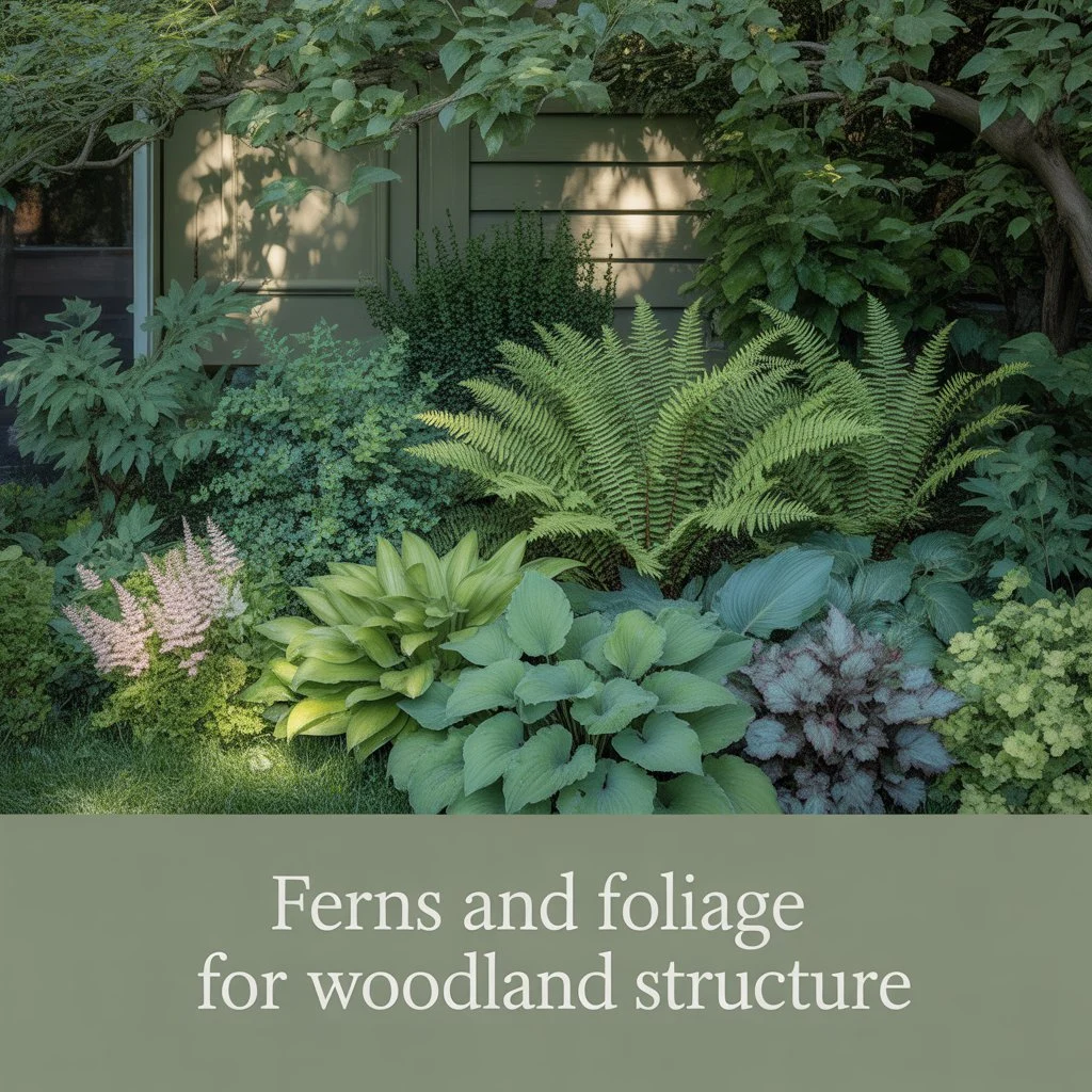 Ferns and Foliage for Woodland Structure