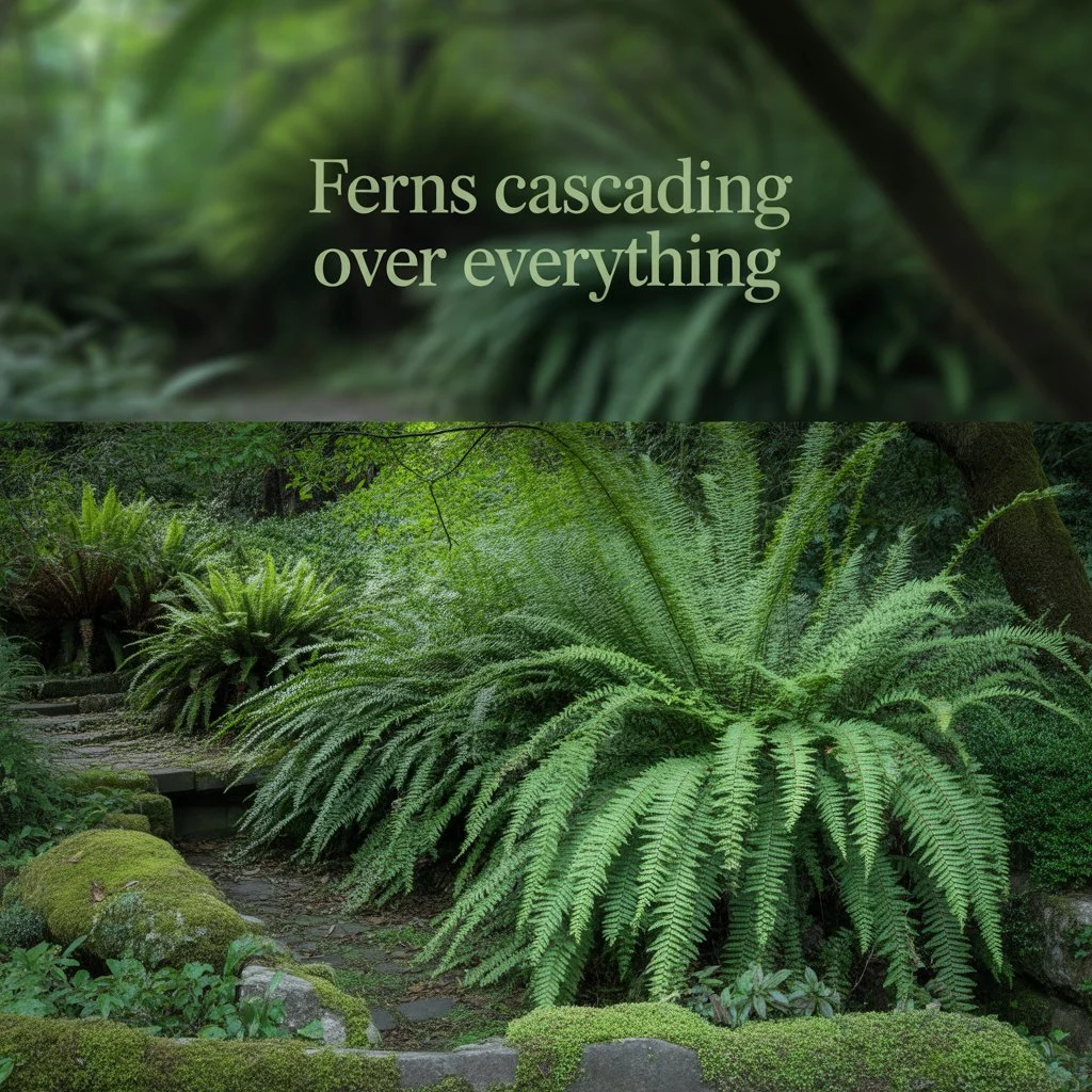 Ferns Cascading Over Everything