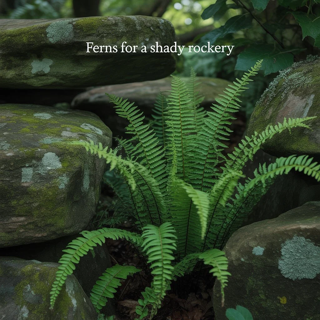 Ferns for a Shady Rockery