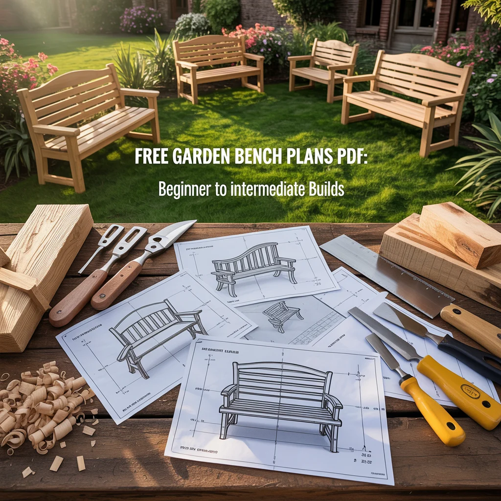 Free Garden Bench Plans PDF: Beginner to Intermediate Builds