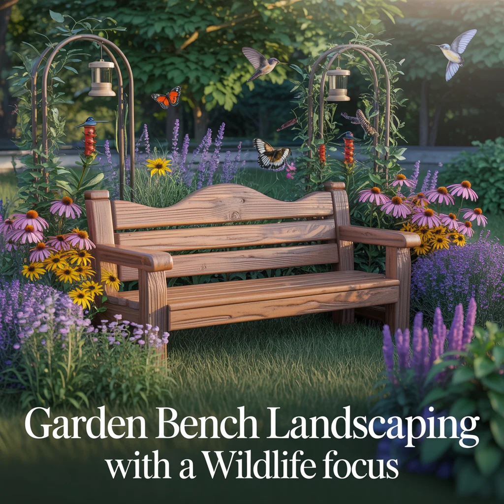 Garden Bench Landscaping With a Wildlife Focus