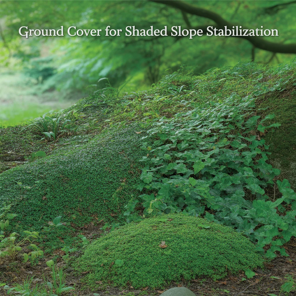Ground Cover for Shaded Slope Stabilization
