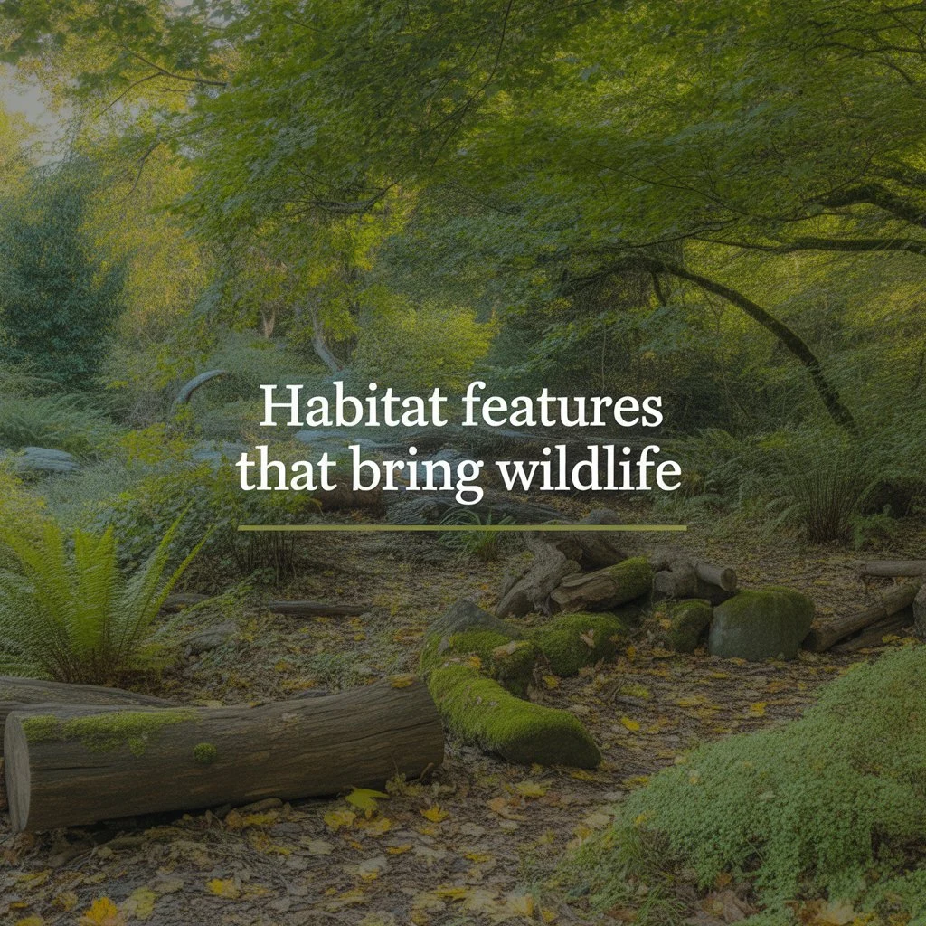 Habitat Features That Bring Wildlife