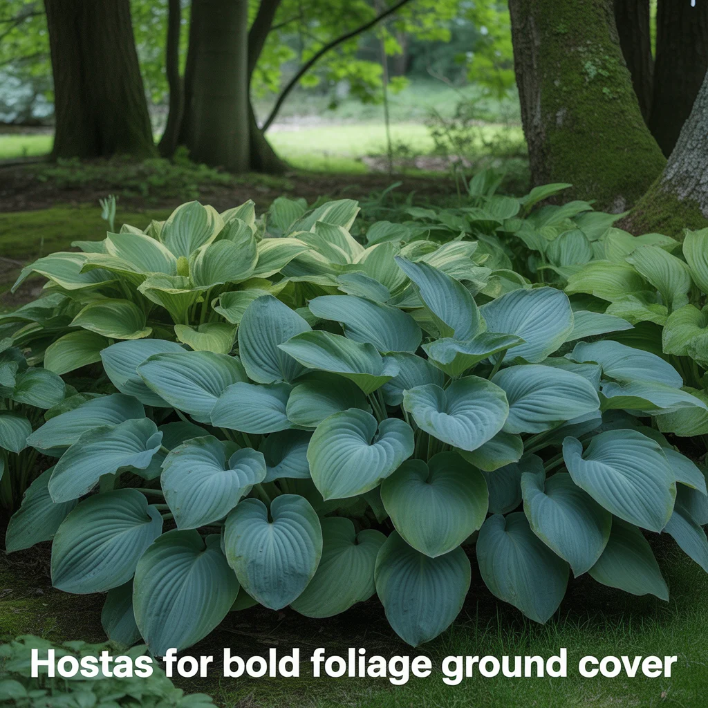 Hostas for Bold Foliage Ground Cover