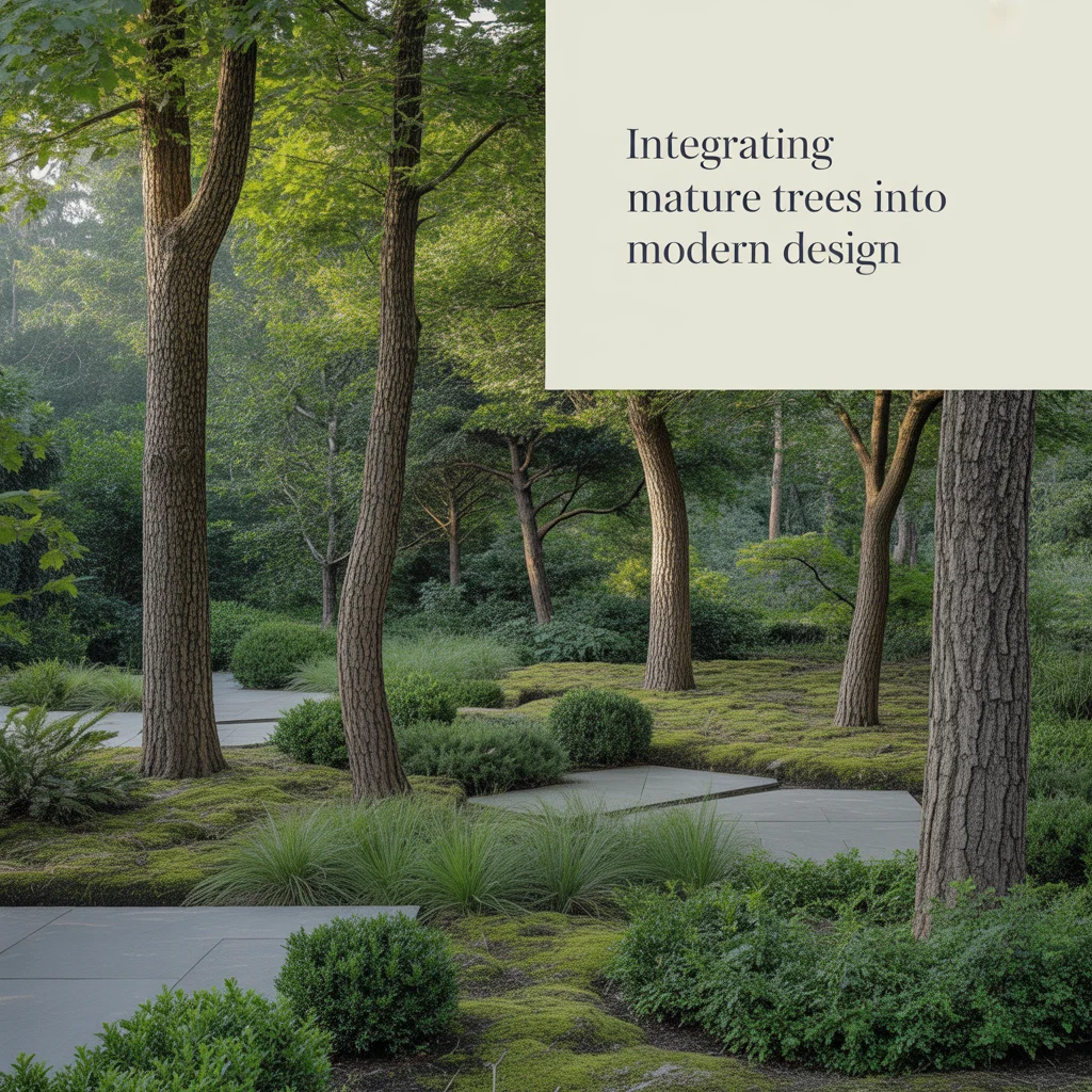 Integrating Mature Trees Into Modern Design