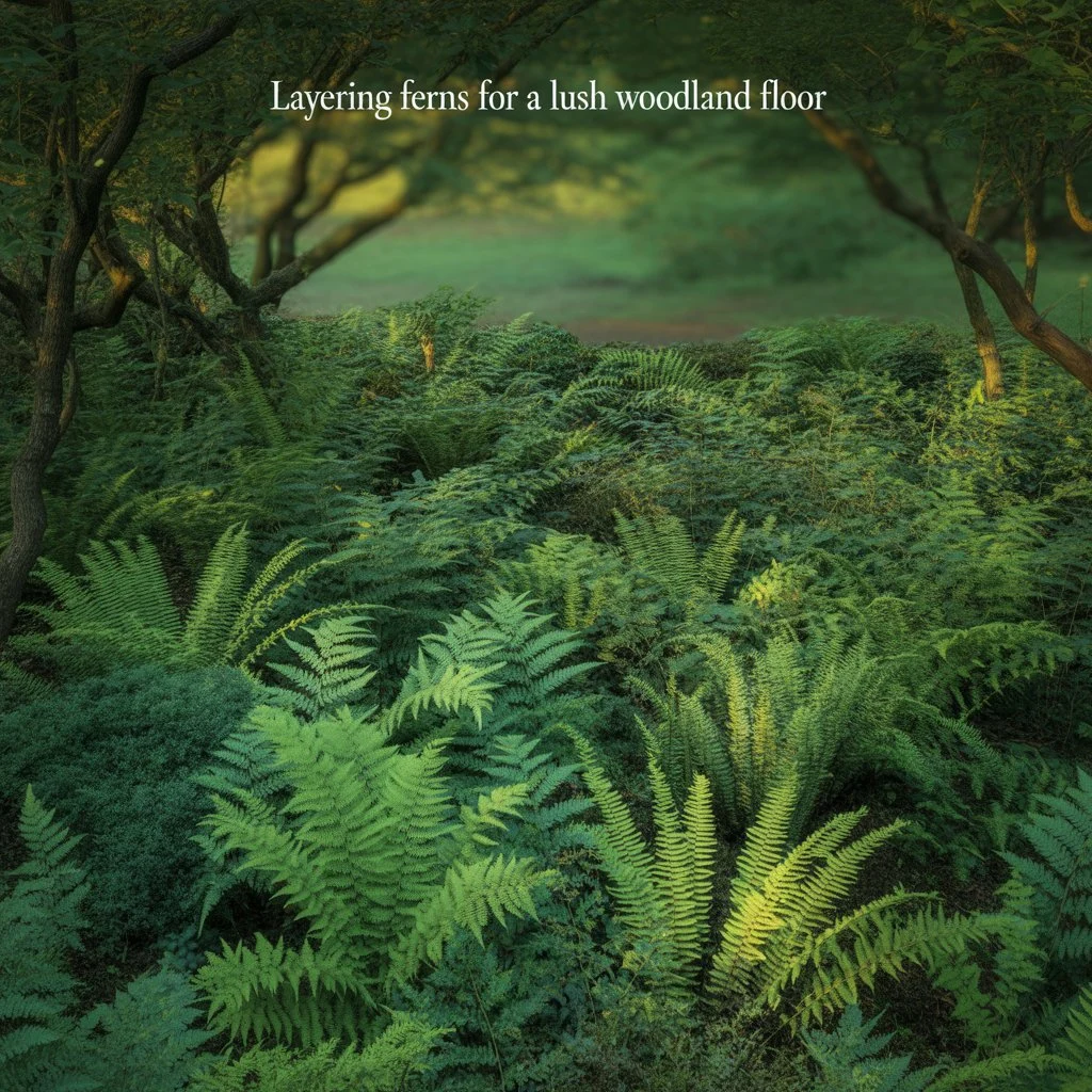 Layering Ferns for a Lush Woodland Floor