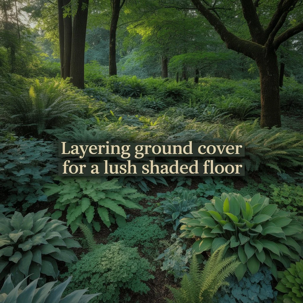 Layering Ground Cover for a Lush Shaded Floor