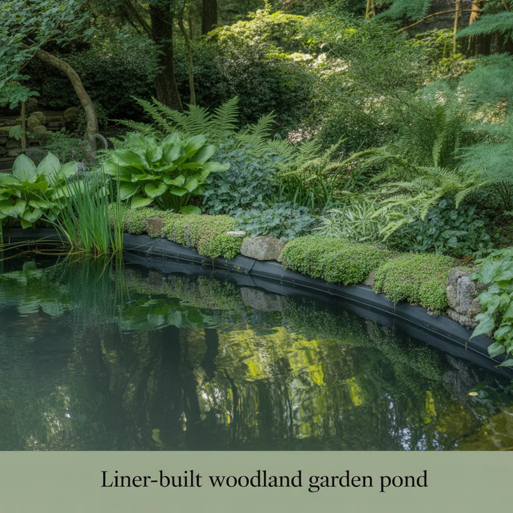 Liner-Built Woodland Garden Pond