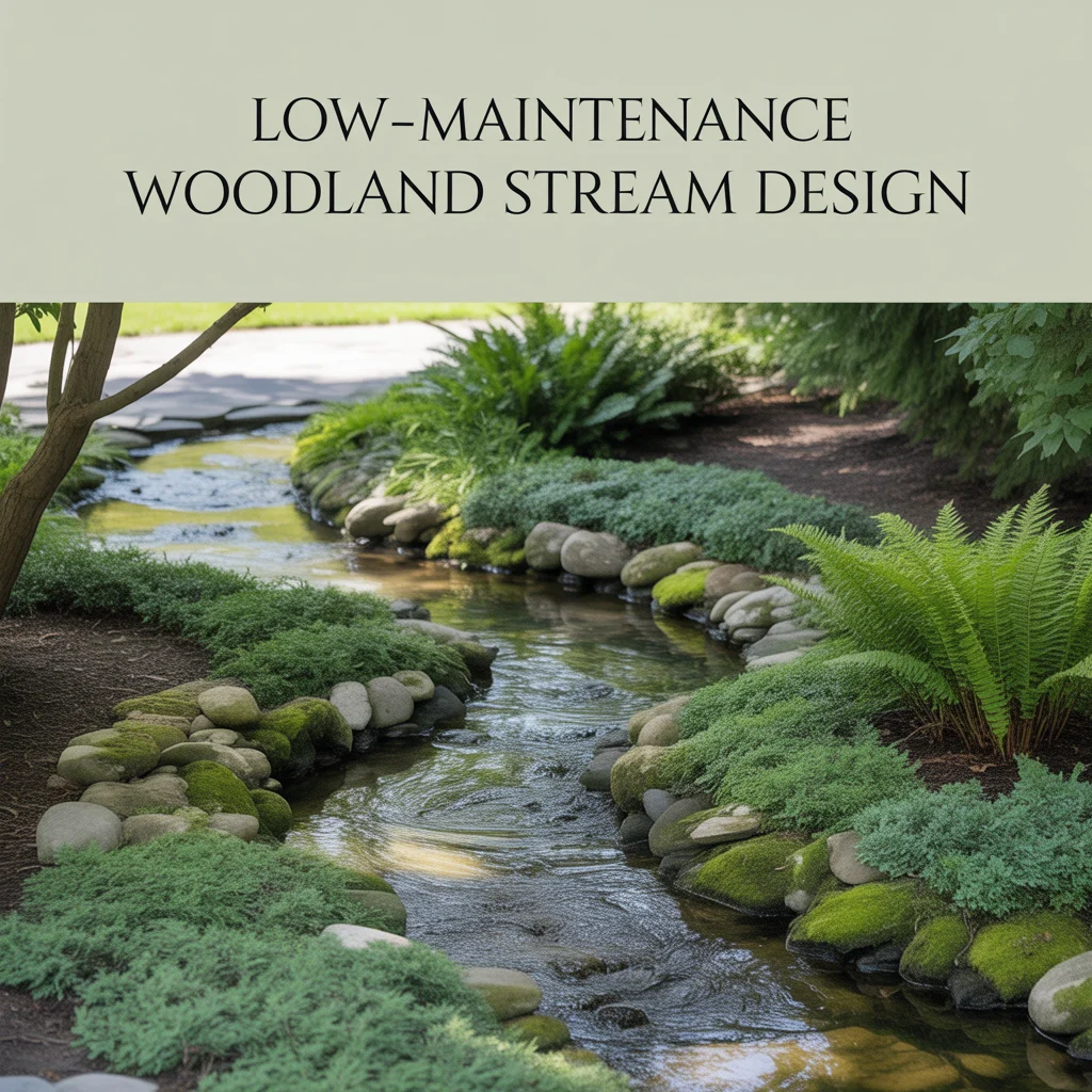Low-Maintenance Woodland Stream Design