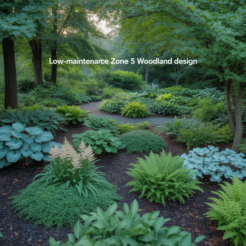 Low-Maintenance Zone 5 Woodland Design