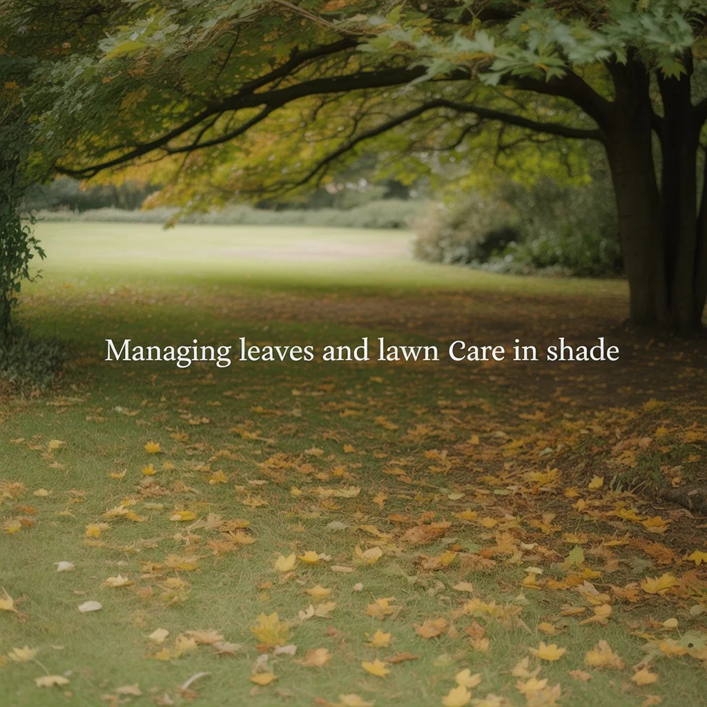 Managing Leaves and Lawn Care in Shade