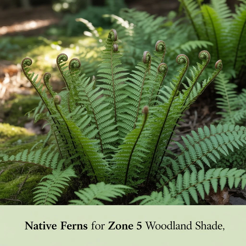 Native Ferns for Zone 5 Woodland Shade