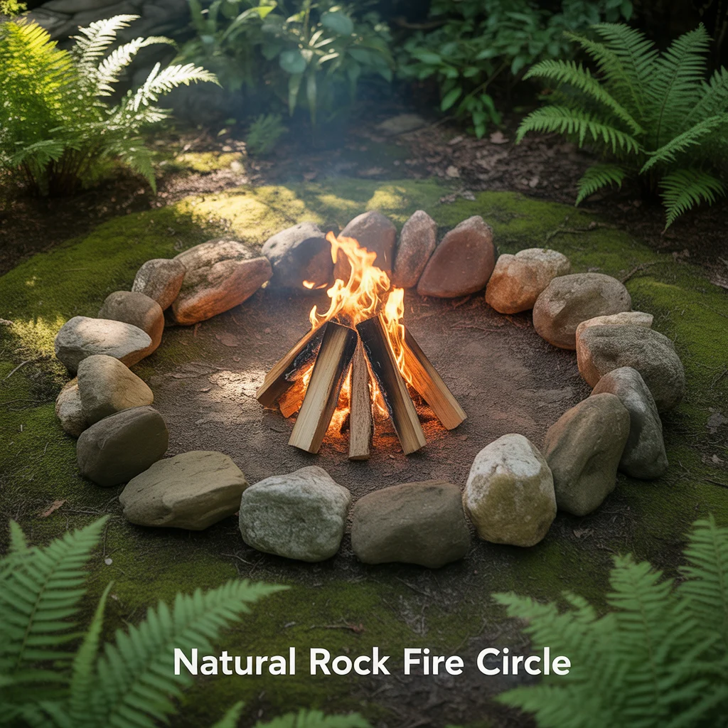 Natural Rock Fire Circle