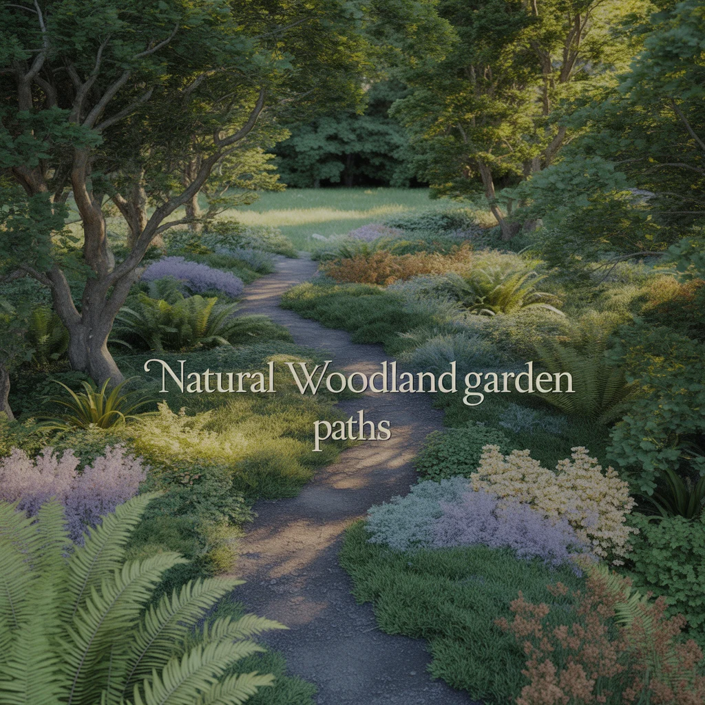 Natural Woodland Garden Paths