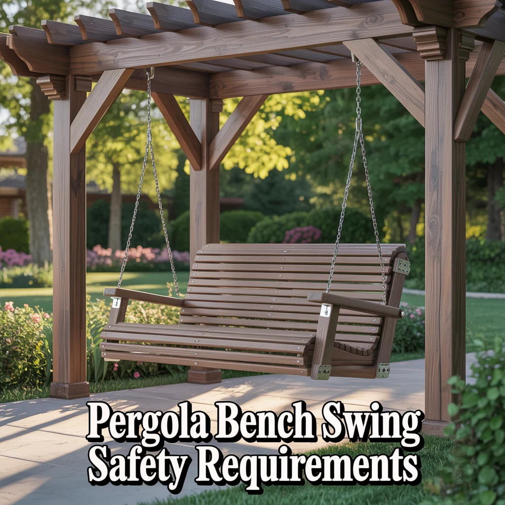 Pergola Bench Swing Safety Requirements
