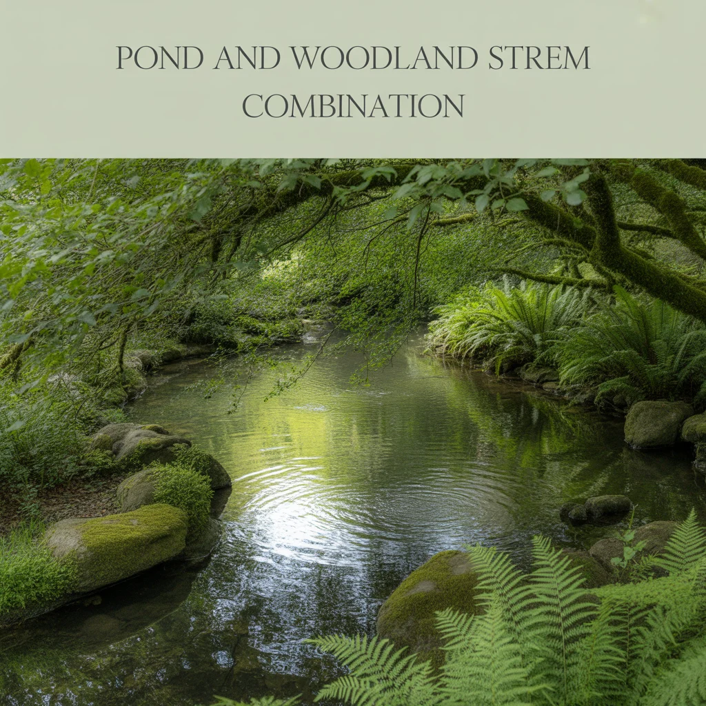 Pond and Woodland Stream Combination