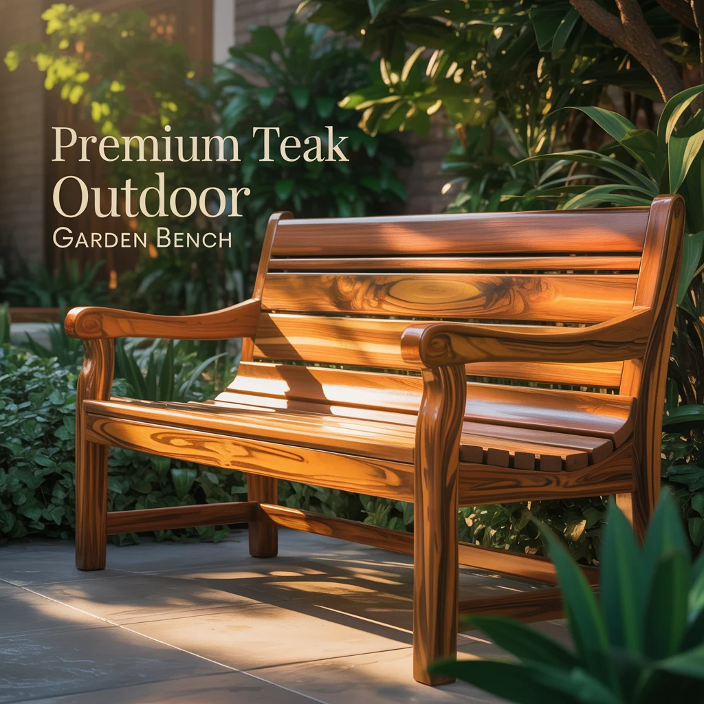 Premium Teak Outdoor Garden Bench