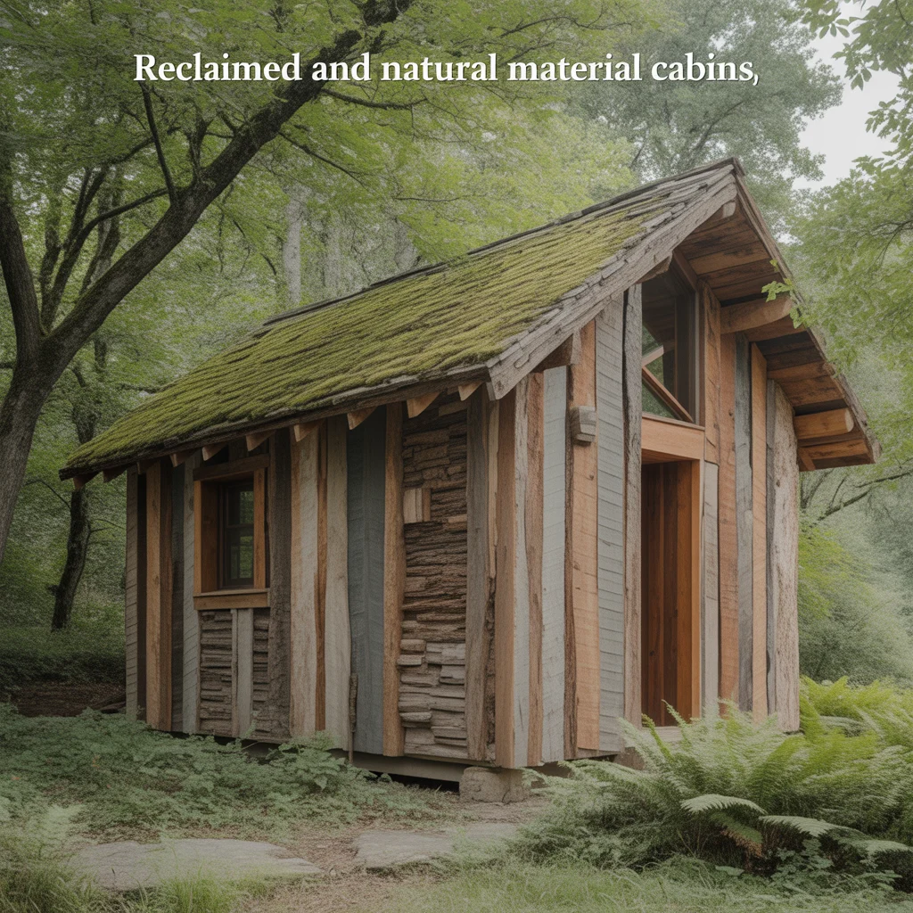 Reclaimed and Natural Material Cabins