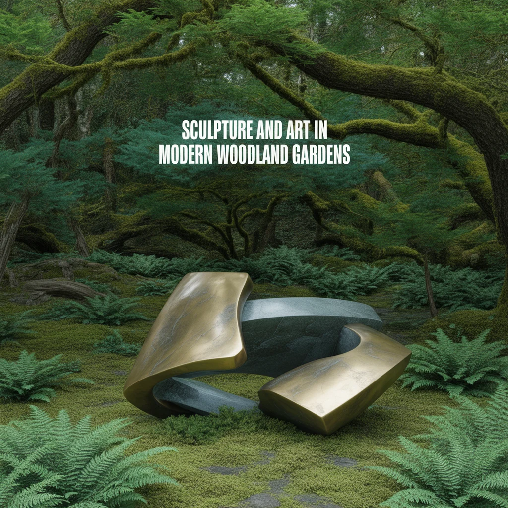 Sculpture and Art in Modern Woodland Gardens