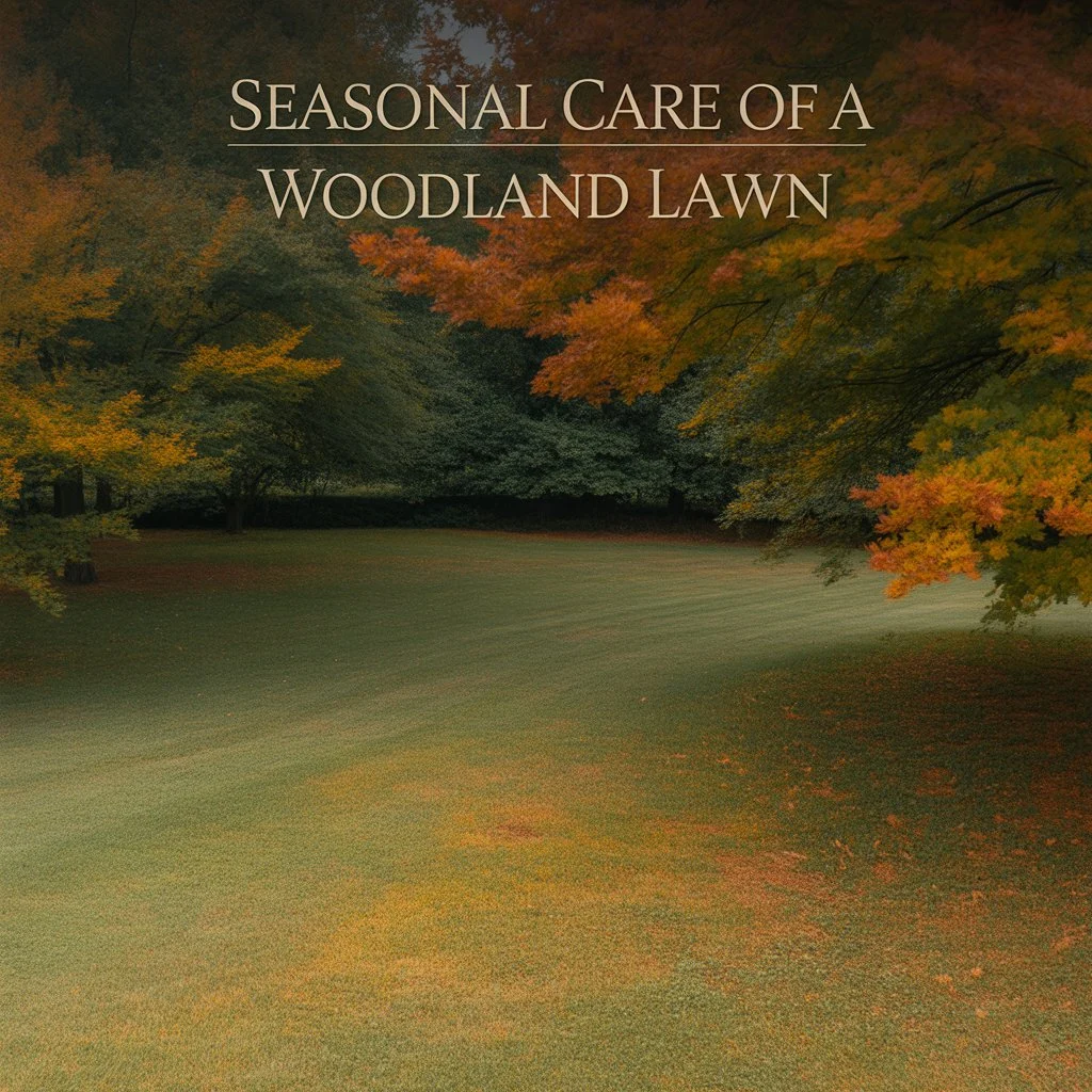 Seasonal Care of a Woodland Lawn