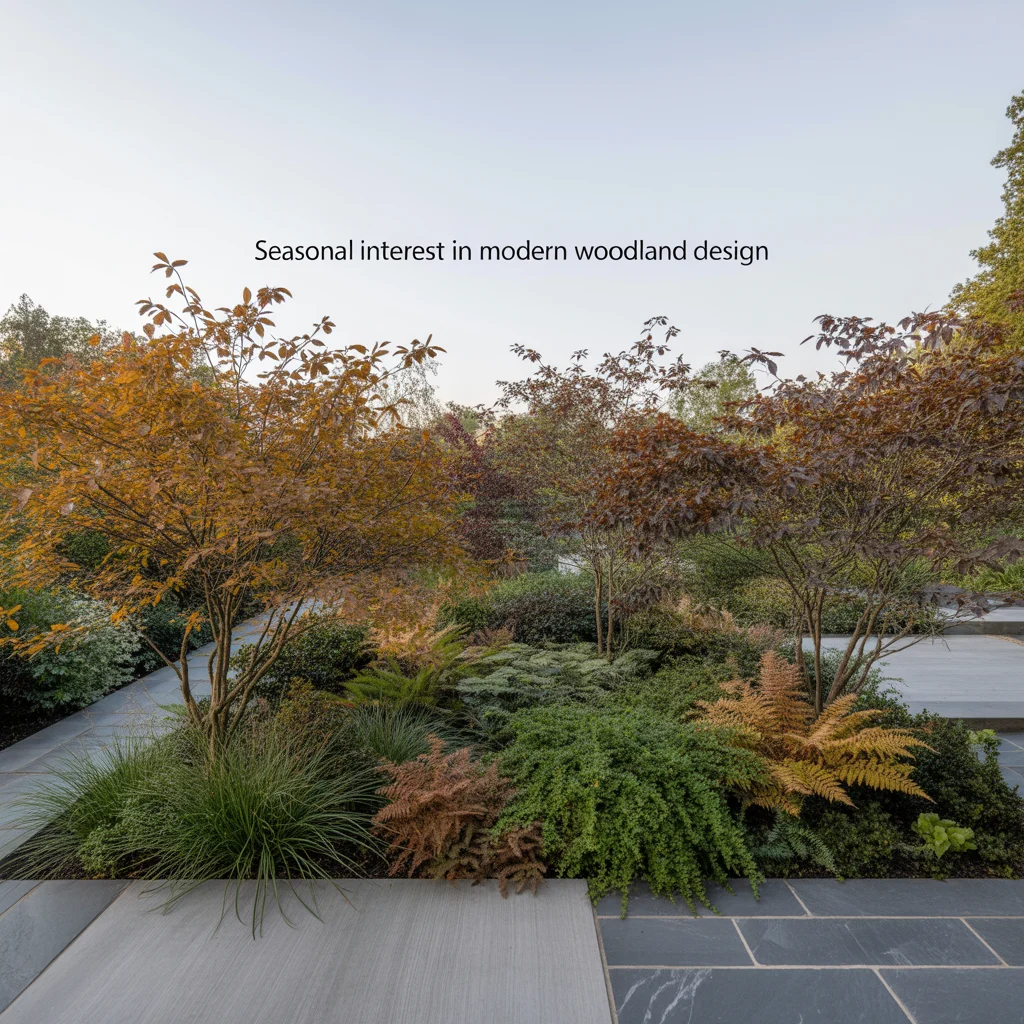 Seasonal Interest in Modern Woodland Design