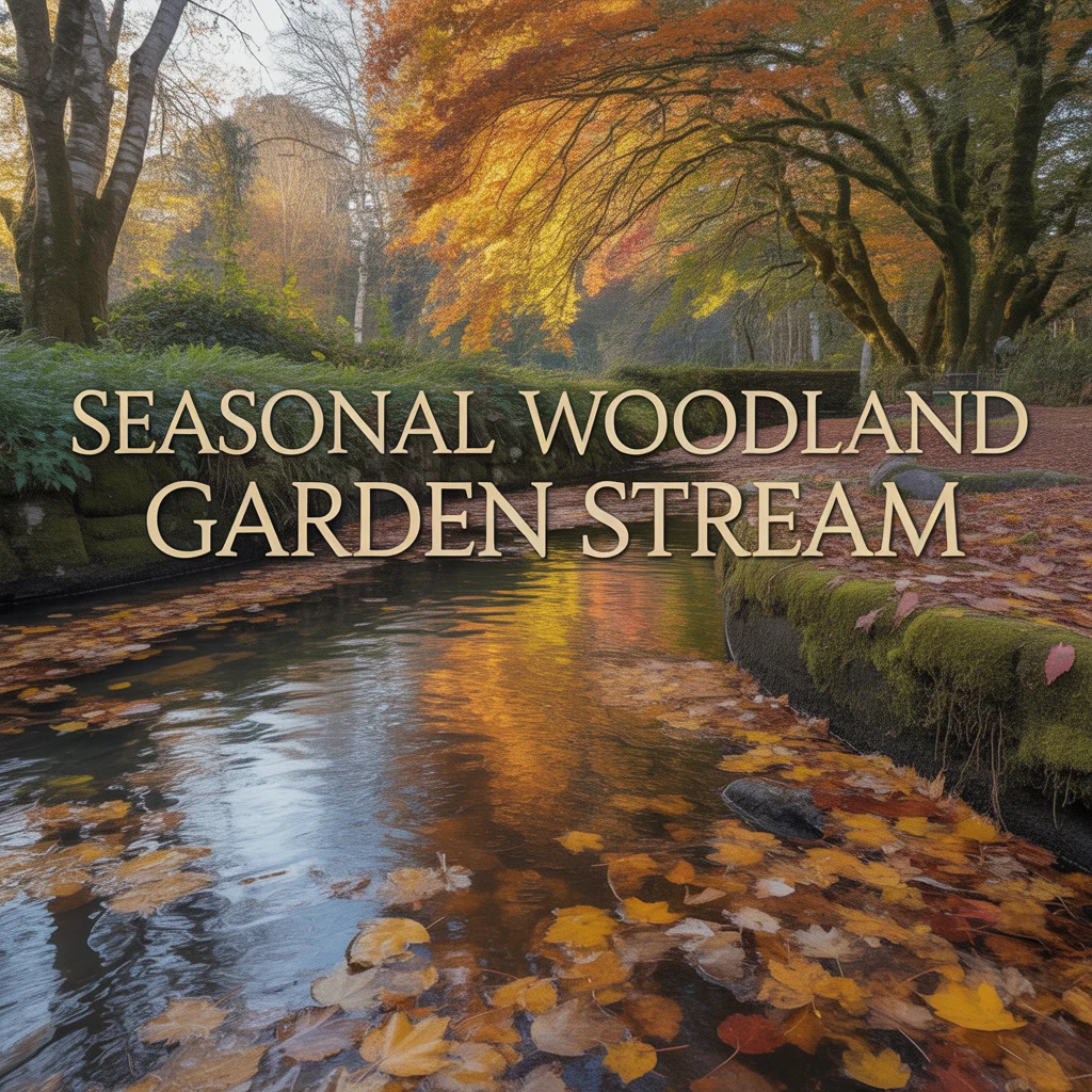 Seasonal Woodland Garden Stream
