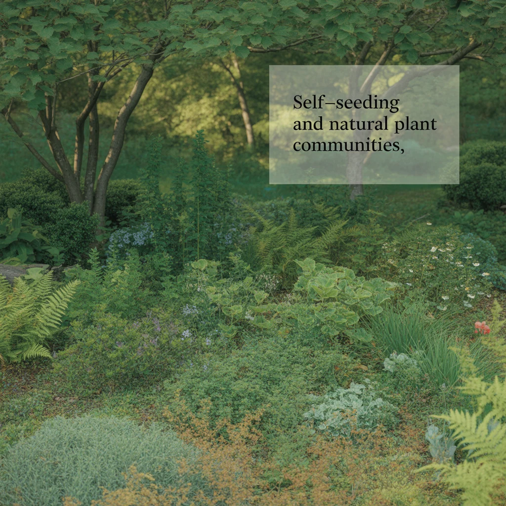 Self-Seeding and Natural Plant Communities