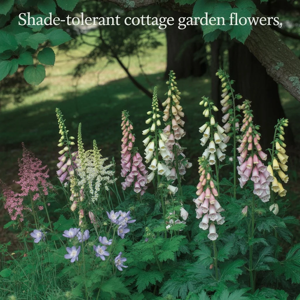Shade-Tolerant Cottage Garden Flowers