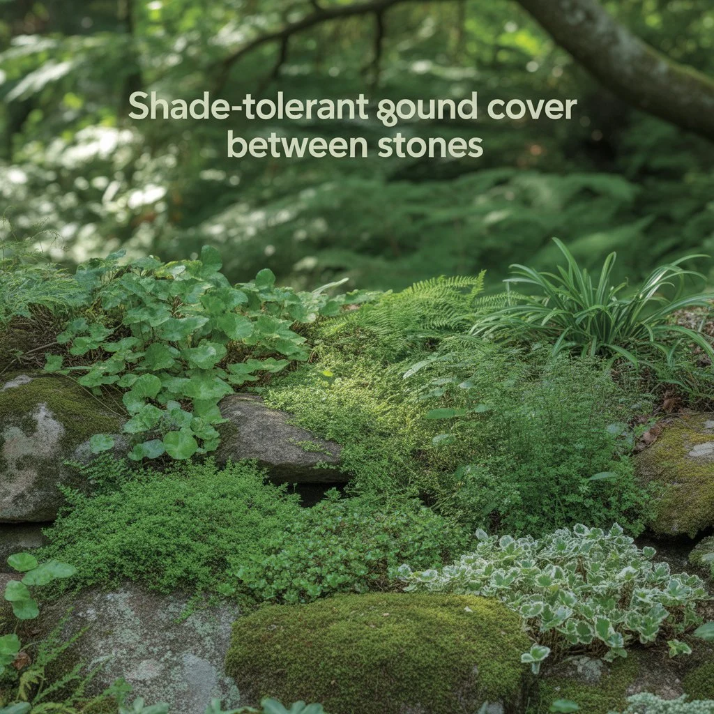Shade-Tolerant Ground Cover Between Stones