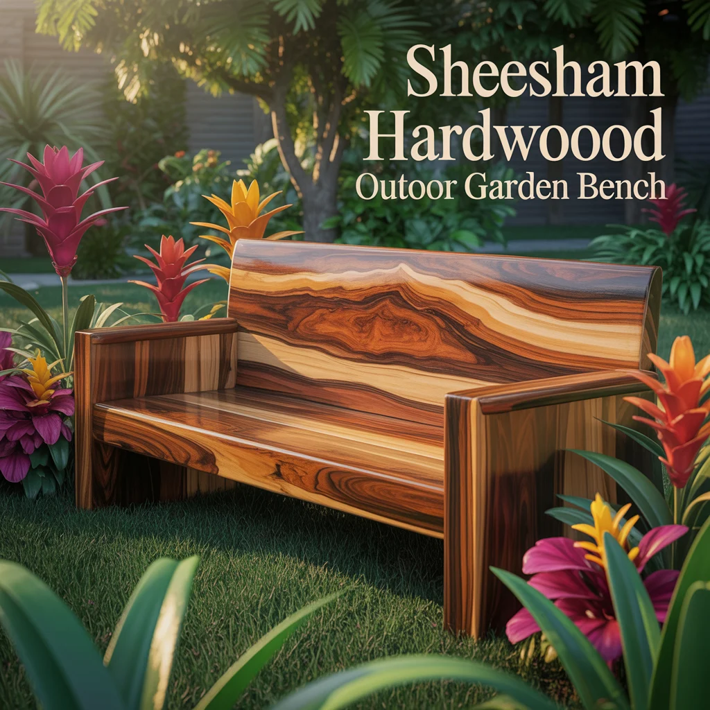Sheesham Hardwood Outdoor Garden Bench