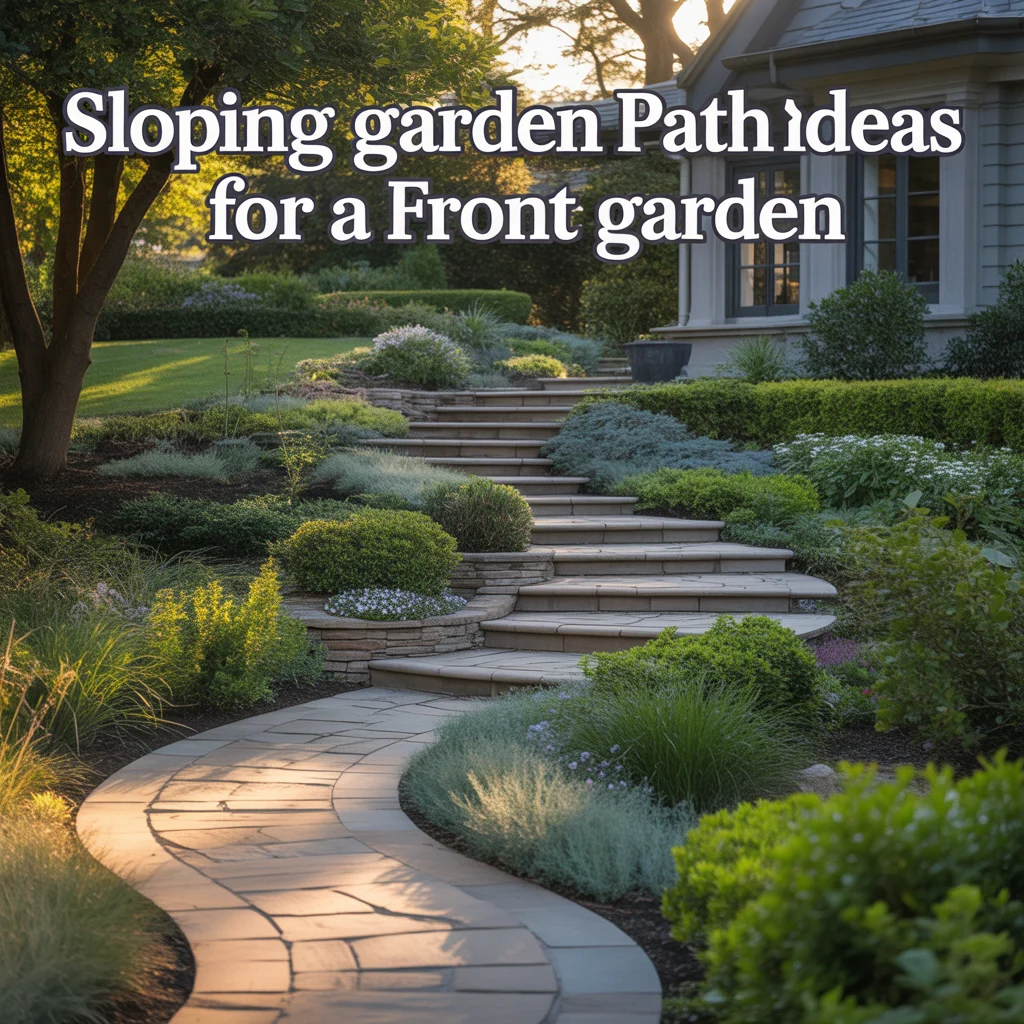 Sloping Garden Path Ideas for a Front Garden
