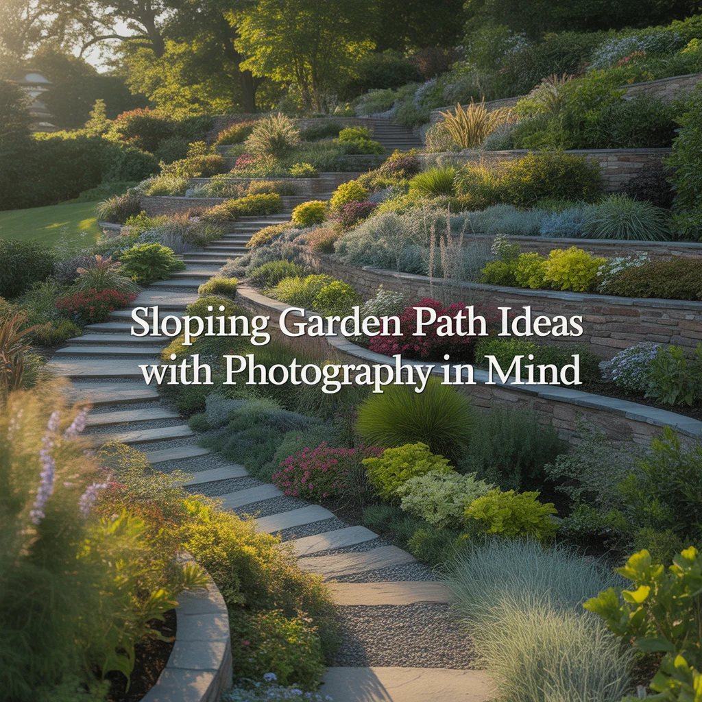 Sloping Garden Path Ideas With Photography in Mind