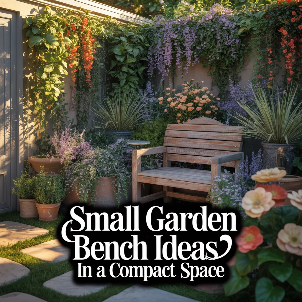 Small Garden Bench Ideas in a Compact Space