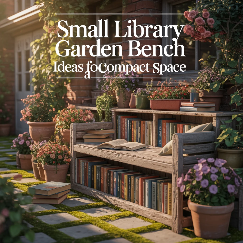 Small Library Garden Bench Ideas for a Compact Space