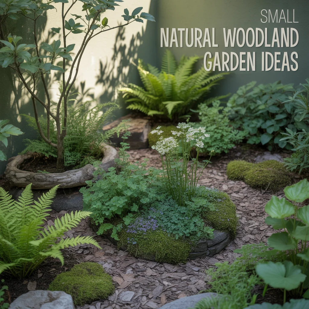 Small Natural Woodland Garden Ideas