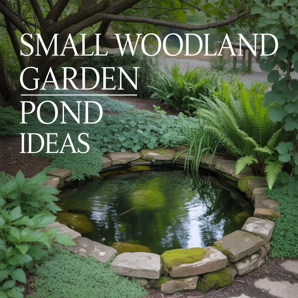 Small Woodland Garden Pond Ideas