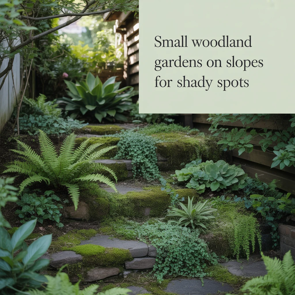 Small Woodland Gardens on Slopes for Shady Spots