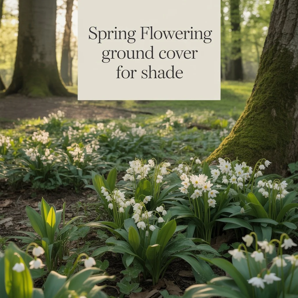 Spring Flowering Ground Cover for Shade