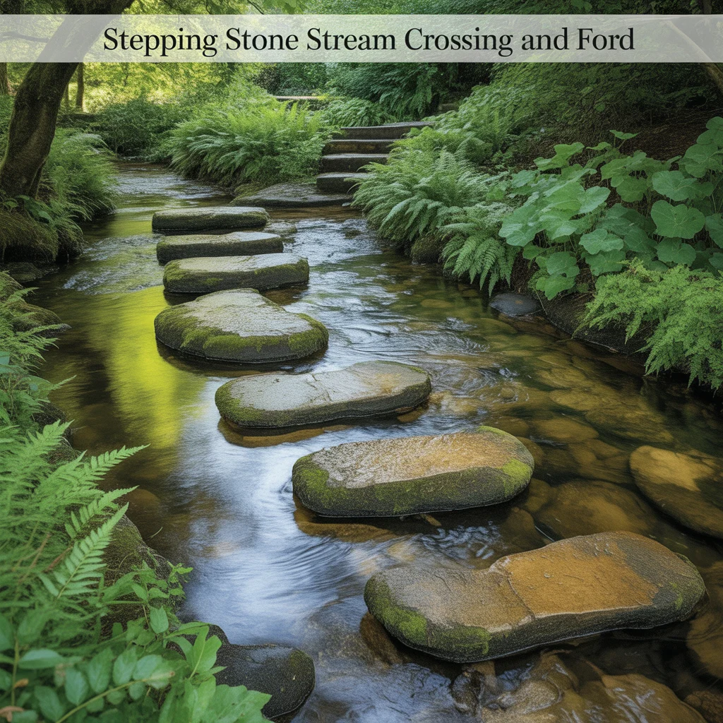 Stepping Stone Stream Crossing and Ford