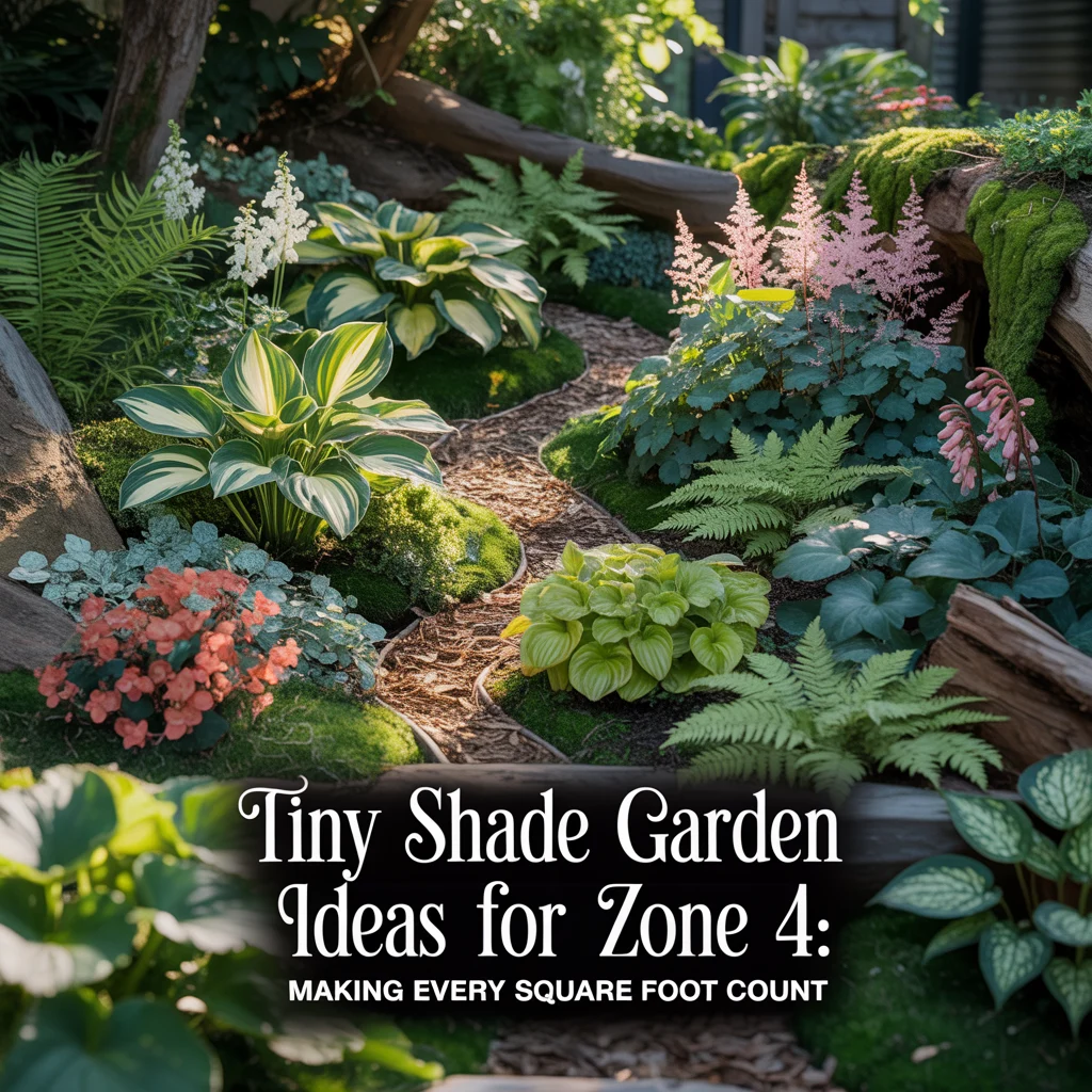 Tiny Shade Garden Ideas for Zone 4: Making Every Square Foot Count