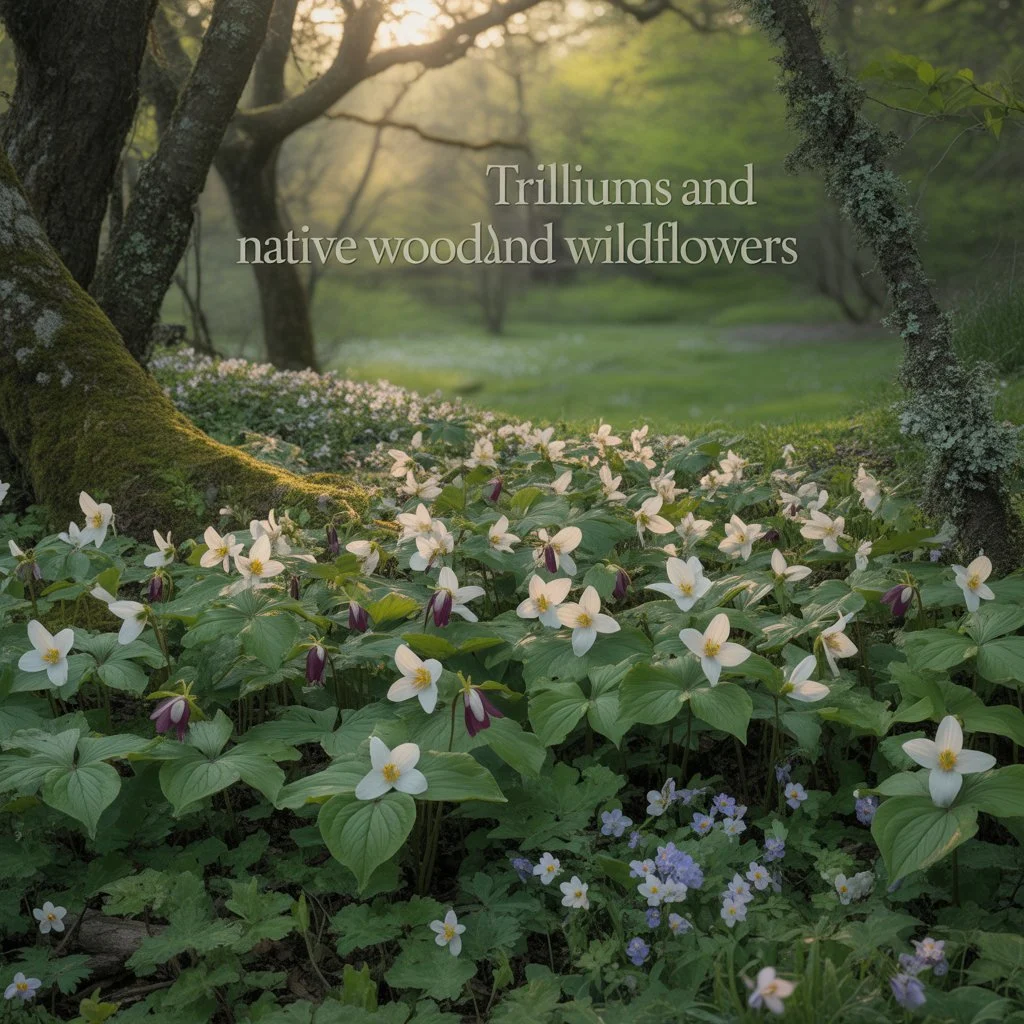 Trilliums and Native Woodland Wildflowers