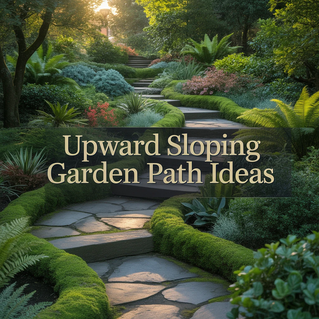 Upward Sloping Garden Path Ideas