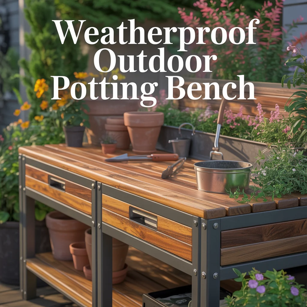 Weatherproof Outdoor Potting Bench