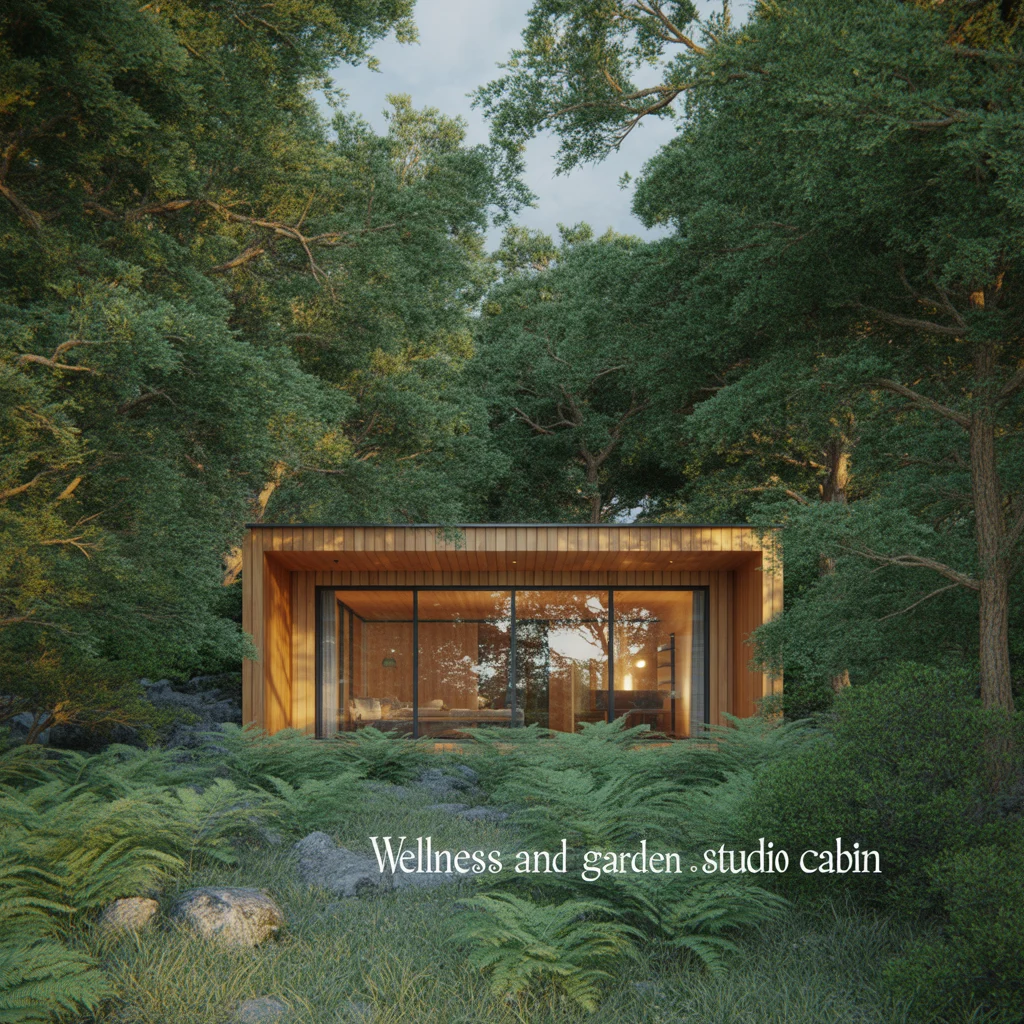 Wellness and Garden Studio Cabin