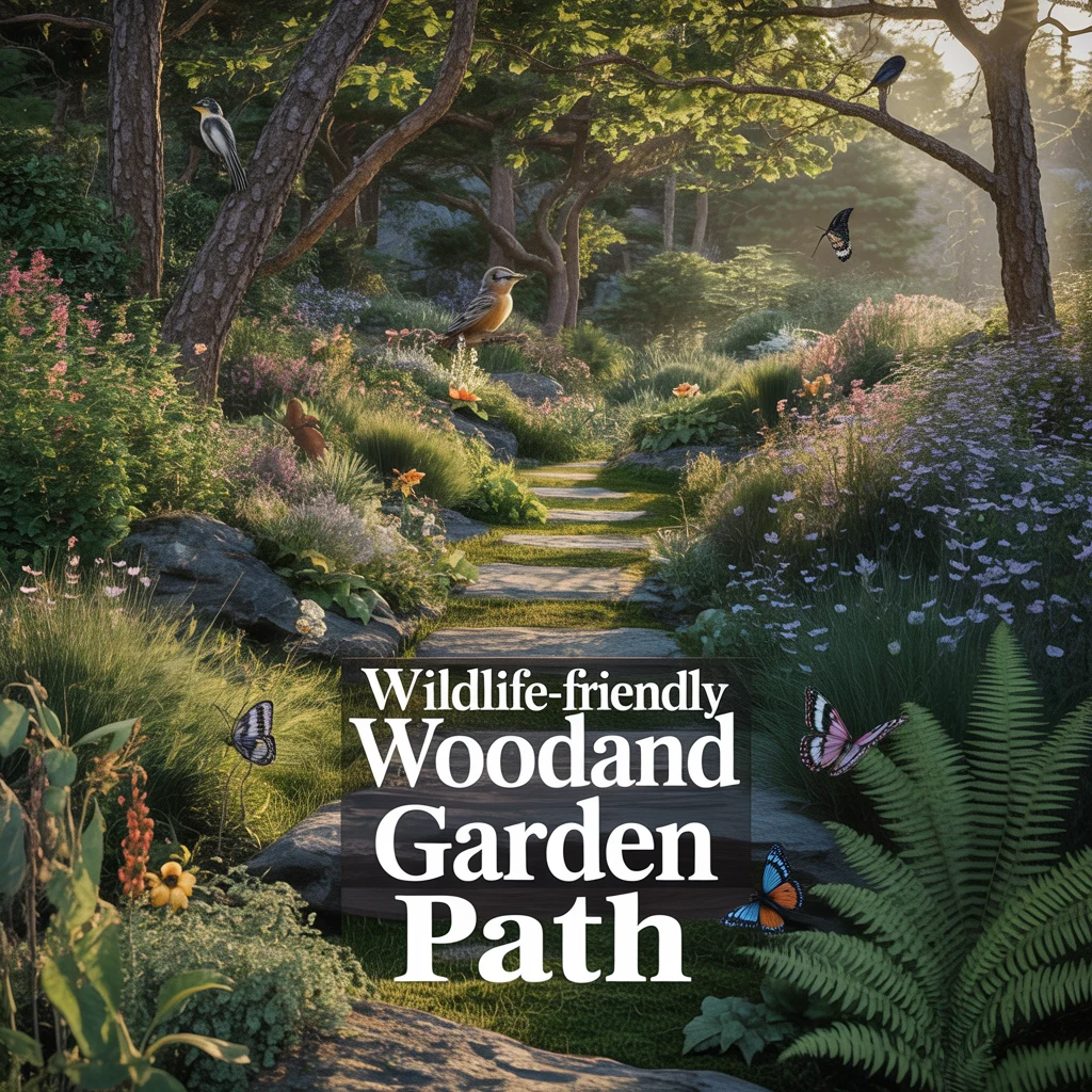Wildlife-Friendly Woodland Garden Path