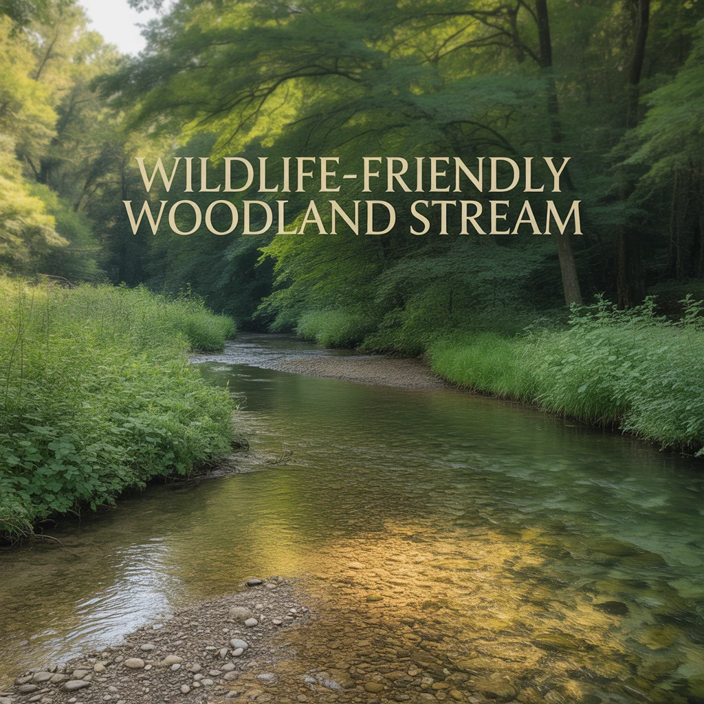 Wildlife-Friendly Woodland Stream