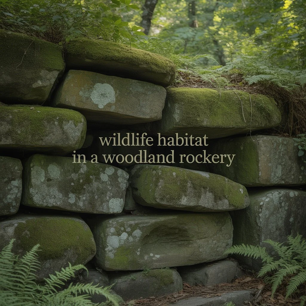 Wildlife Habitat in a Woodland Rockery