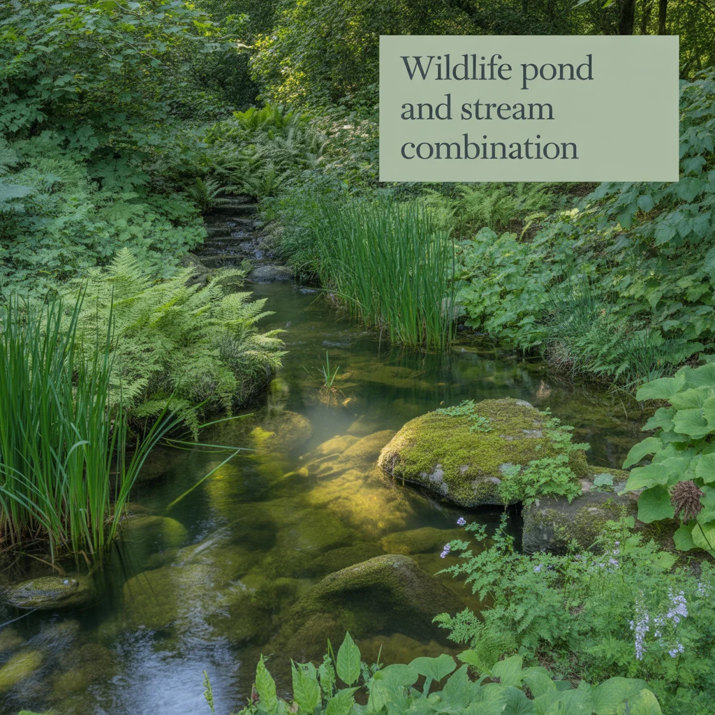 Wildlife Pond and Stream Combination