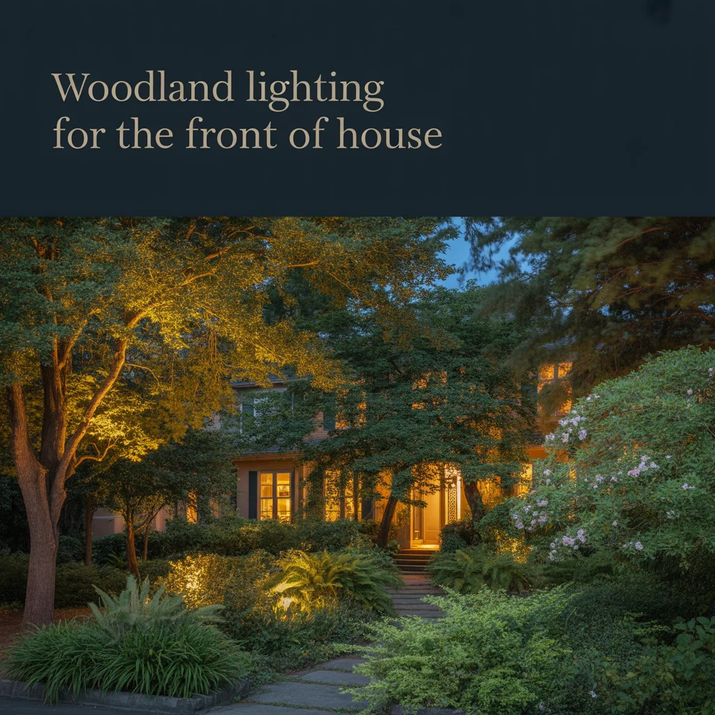 Woodland Lighting for the Front of House